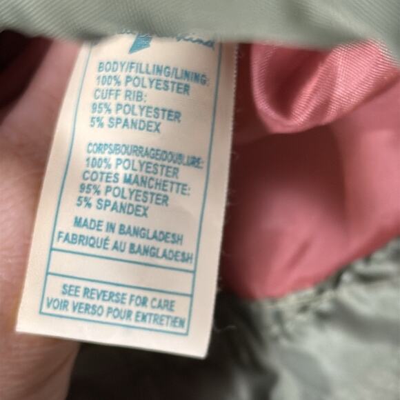 7FAMK girls 4t green puffer coat with hood - Picture 4 of 5